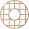 Ekena Millwork O'Neal Wood Fretwork Pierced Ceiling Medallion, Alder, 22"OD x 8"ID x 3/8"T CMWP22X22X0375ONAL - alternate 3